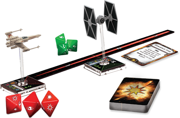 Star Wars : X-Wing Core Set - Red Miniatures Game